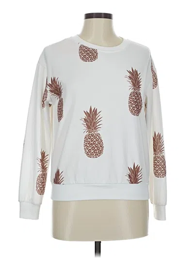 Pre-owned Unbranded Sweatshirt In White