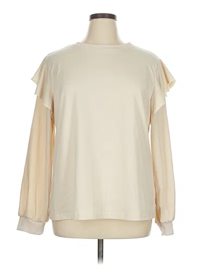Pre-owned Unbranded Sweatshirt In White