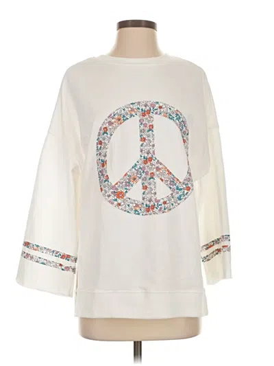 Pre-owned Unbranded Sweatshirt In White