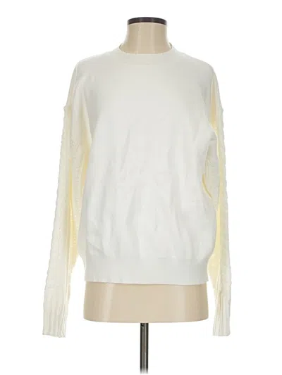 Pre-owned Unbranded Sweatshirt In White