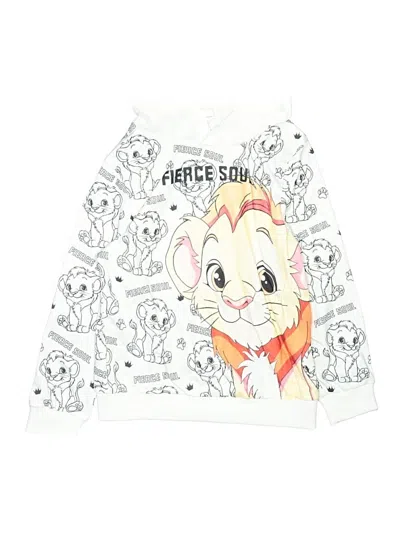 Pre-owned Unbranded Kids' Sweatshirt In White