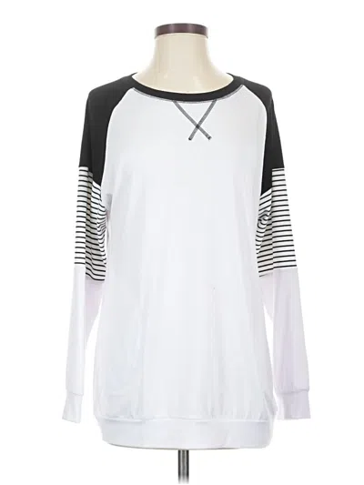 Pre-owned Unbranded Sweatshirt In White