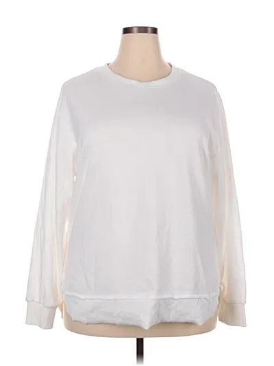 Pre-owned Unbranded Sweatshirt In White