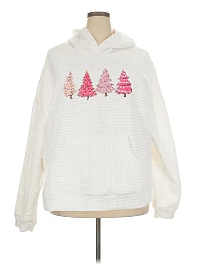 Pre-owned Unbranded Sweatshirt In White