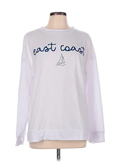 Pre-owned Unbranded Sweatshirt In White