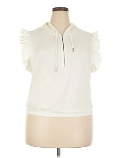 Pre-owned Unbranded Sweatshirt In White