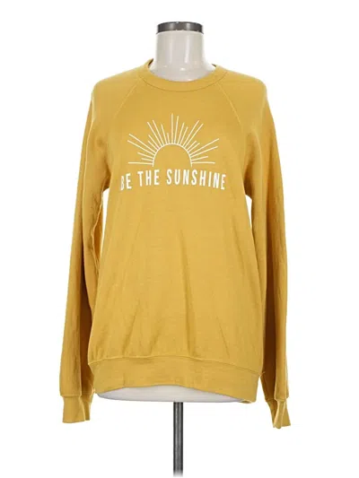 Pre-owned Unbranded Sweatshirt In Yellow