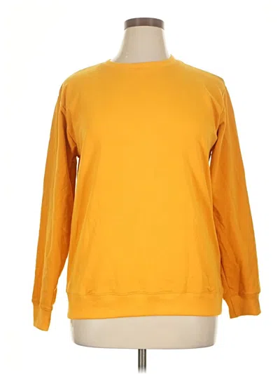 Pre-owned Unbranded Sweatshirt In Yellow