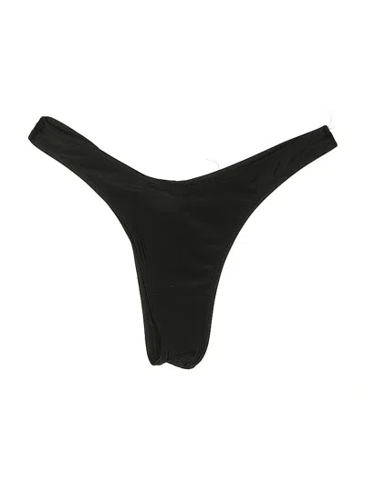Pre-owned Unbranded Swimsuit Bottoms In Black