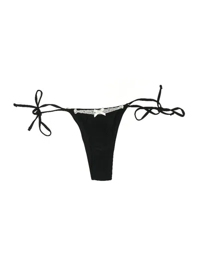 Pre-owned Unbranded Swimsuit Bottoms In Black
