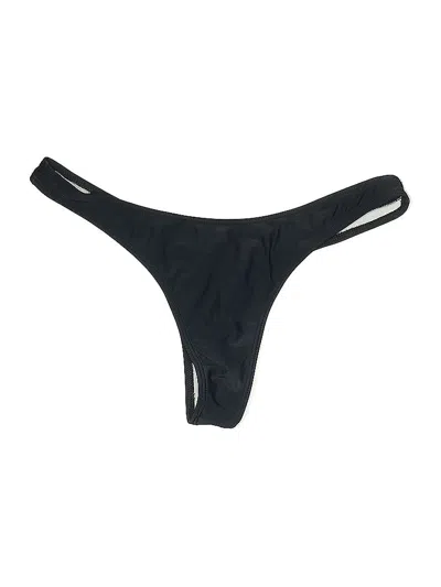 Pre-owned Unbranded Swimsuit Bottoms In Black