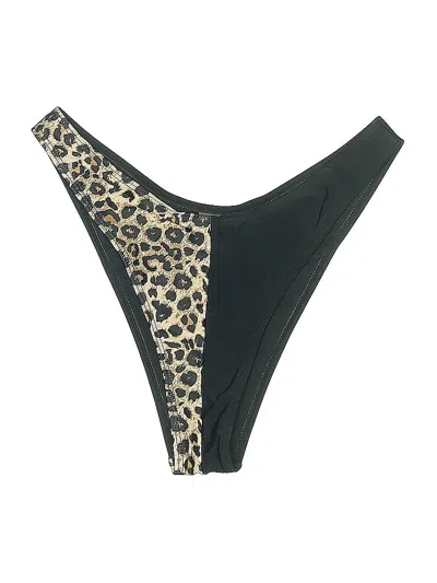 Pre-owned Unbranded Swimsuit Bottoms In Black