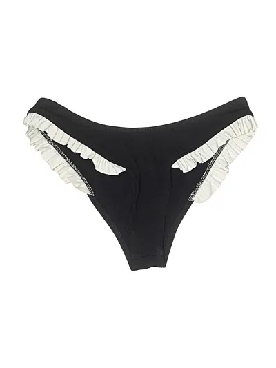 Pre-owned Unbranded Swimsuit Bottoms In Black