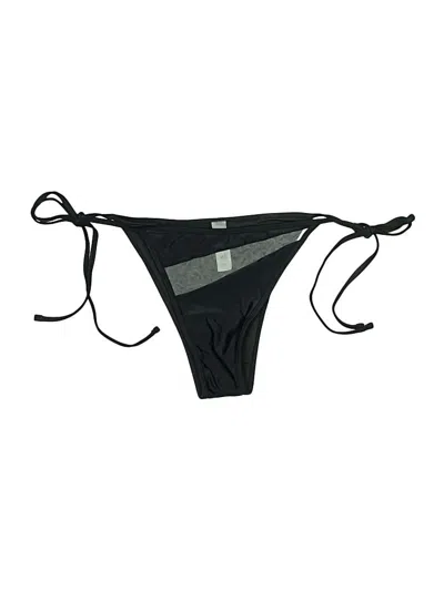 Pre-owned Unbranded Swimsuit Bottoms In Black