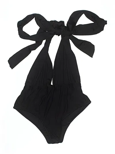 Pre-owned Unbranded Swimsuit Bottoms In Black