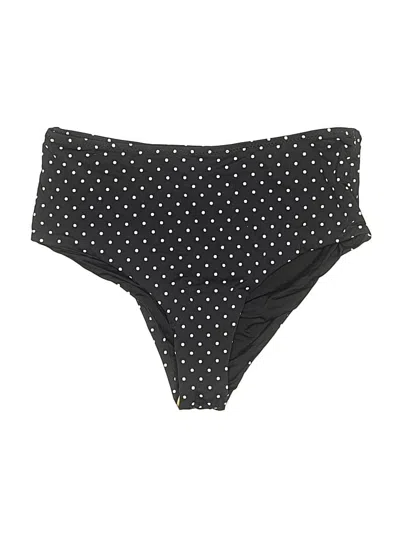 Pre-owned Unbranded Swimsuit Bottoms In Black