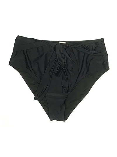 Pre-owned Unbranded Swimsuit Bottoms In Black