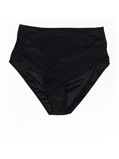Pre-owned Unbranded Swimsuit Bottoms In Black