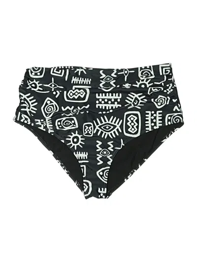 Pre-owned Unbranded Swimsuit Bottoms In Black