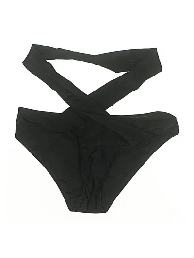 Pre-owned Unbranded Swimsuit Bottoms In Black