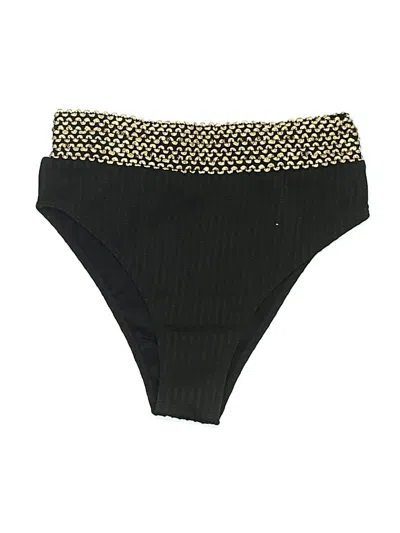Pre-owned Unbranded Swimsuit Bottoms In Black