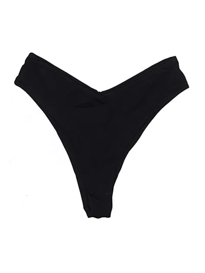 Pre-owned Unbranded Swimsuit Bottoms In Black
