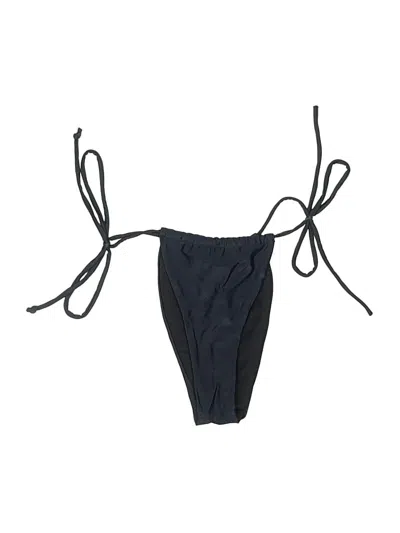 Pre-owned Unbranded Swimsuit Bottoms In Black