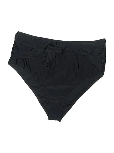 Pre-owned Unbranded Swimsuit Bottoms In Black