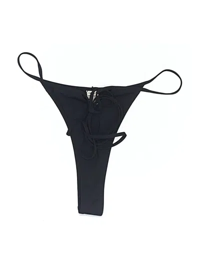 Pre-owned Unbranded Swimsuit Bottoms In Black