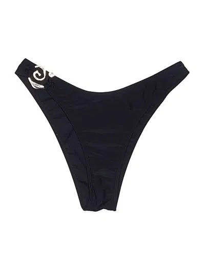 Pre-owned Unbranded Swimsuit Bottoms In Black