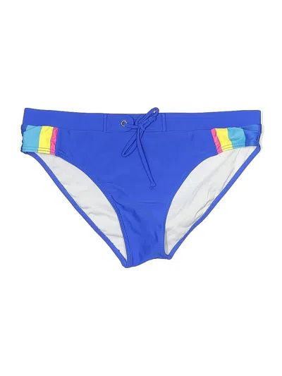 Pre-owned Unbranded Swimsuit Bottoms In Blue