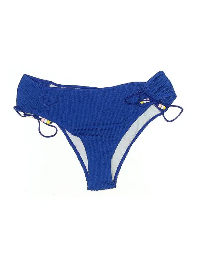 Pre-owned Unbranded Swimsuit Bottoms In Blue
