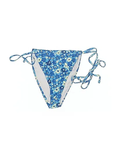 Pre-owned Unbranded Swimsuit Bottoms In Blue