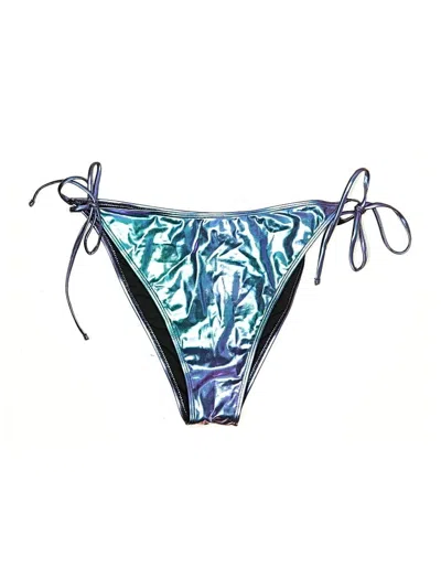 Pre-owned Unbranded Swimsuit Bottoms In Blue