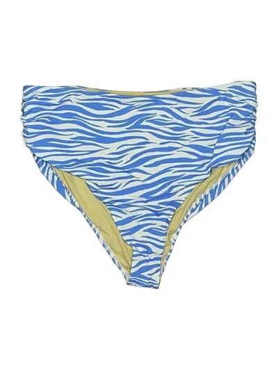 Pre-owned Unbranded Swimsuit Bottoms In Blue