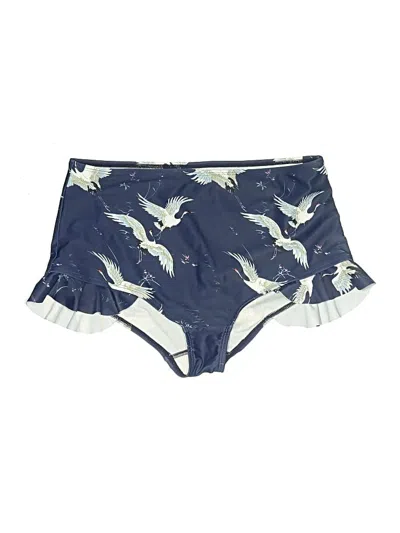Pre-owned Unbranded Swimsuit Bottoms In Blue