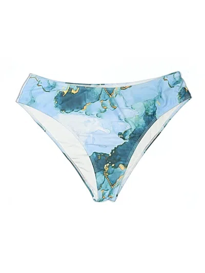 Pre-owned Unbranded Swimsuit Bottoms In Blue