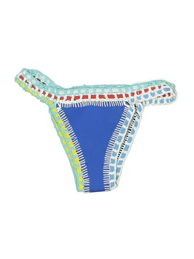 Pre-owned Unbranded Swimsuit Bottoms In Blue
