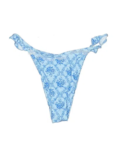 Pre-owned Unbranded Swimsuit Bottoms In Blue