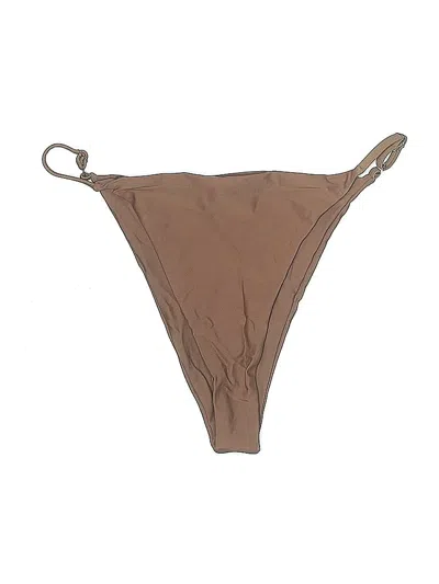 Pre-owned Unbranded Swimsuit Bottoms In Brown