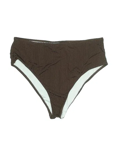 Pre-owned Unbranded Swimsuit Bottoms In Brown