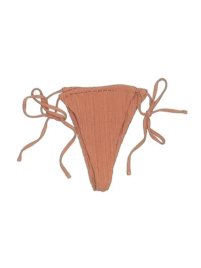 Pre-owned Unbranded Swimsuit Bottoms In Brown
