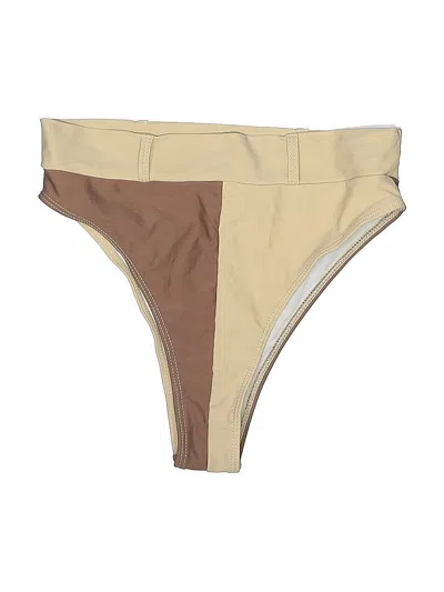 Pre-owned Unbranded Swimsuit Bottoms In Brown