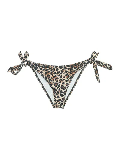 Pre-owned Unbranded Swimsuit Bottoms In Brown