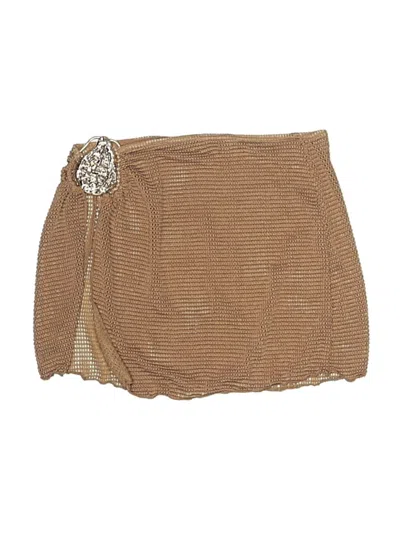 Pre-owned Unbranded Swimsuit Bottoms In Brown