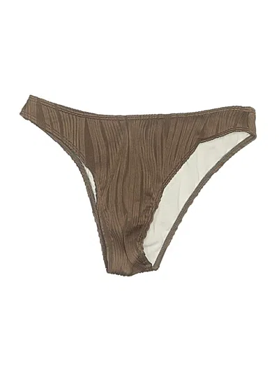 Pre-owned Unbranded Swimsuit Bottoms In Brown