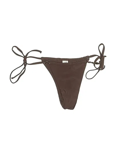 Pre-owned Unbranded Swimsuit Bottoms In Brown