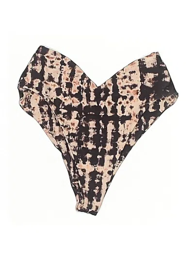 Pre-owned Unbranded Swimsuit Bottoms In Brown