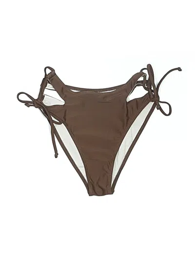 Pre-owned Unbranded Swimsuit Bottoms In Brown