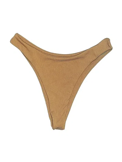 Pre-owned Unbranded Swimsuit Bottoms In Brown